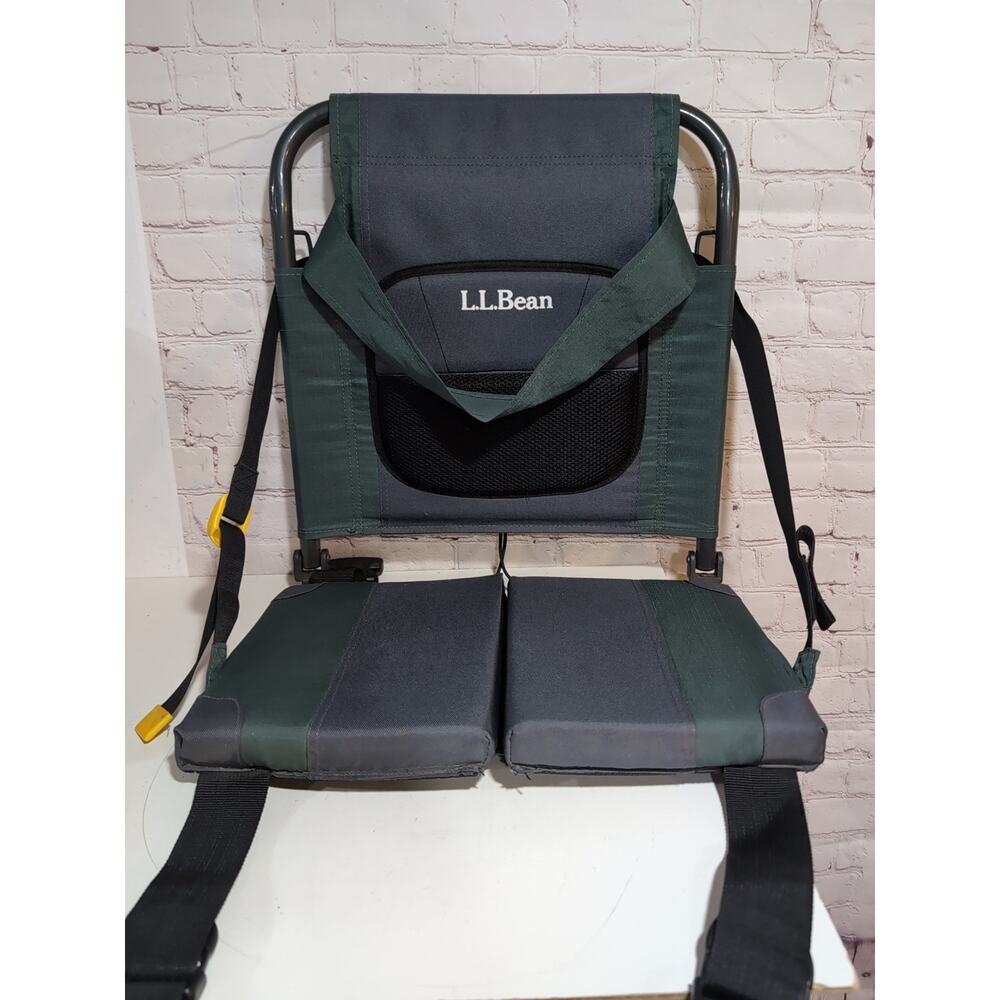 L.L. Bean GCI Outdoor SitBacker Adjustable Canoe Seat with Back Support Green